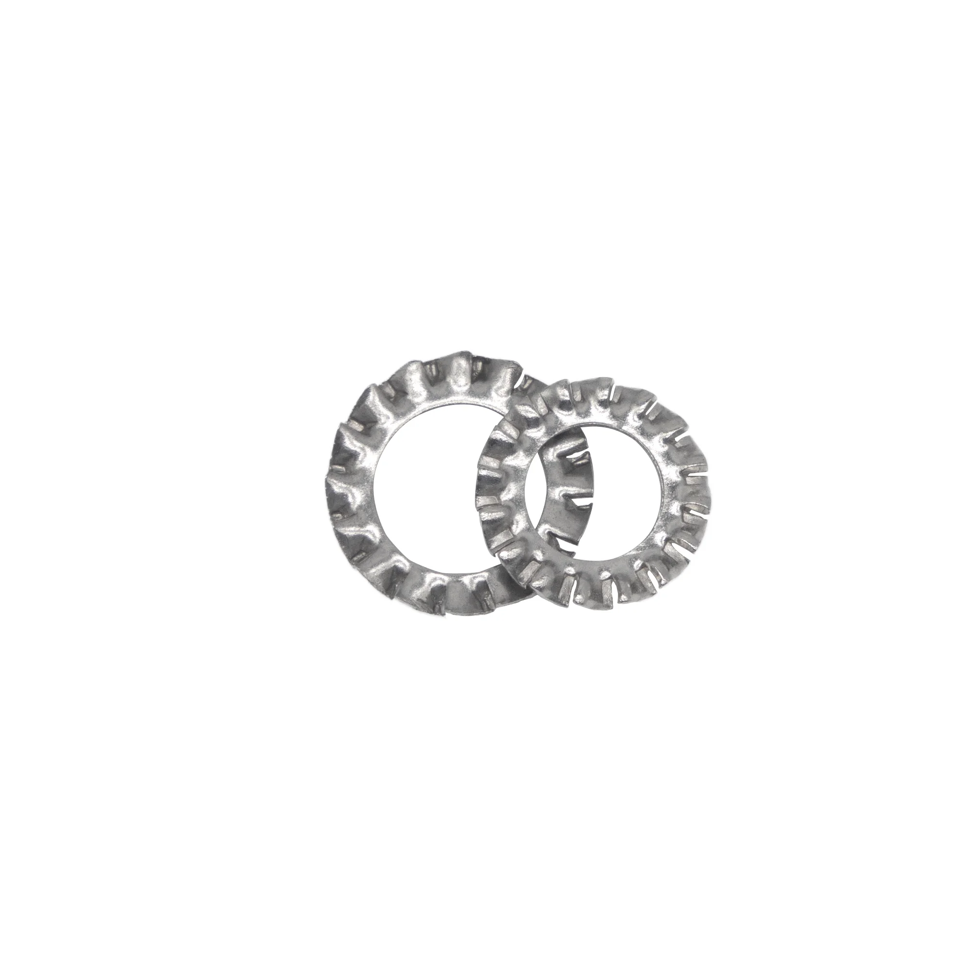 Stainless Steel External Serrated Washer Set M3 M4 M5 M6 M8 M10 M12 External Toothed Serrated Lock Washer Shakeproof 160pcs