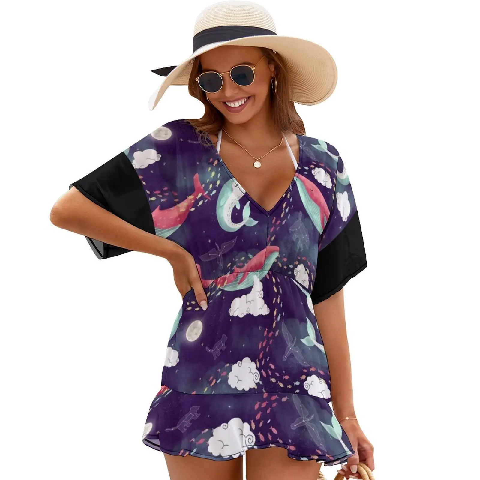 

Dream Whales Cover Ups Summer skirt beach dresses evening dress ladies birthday dresses for women