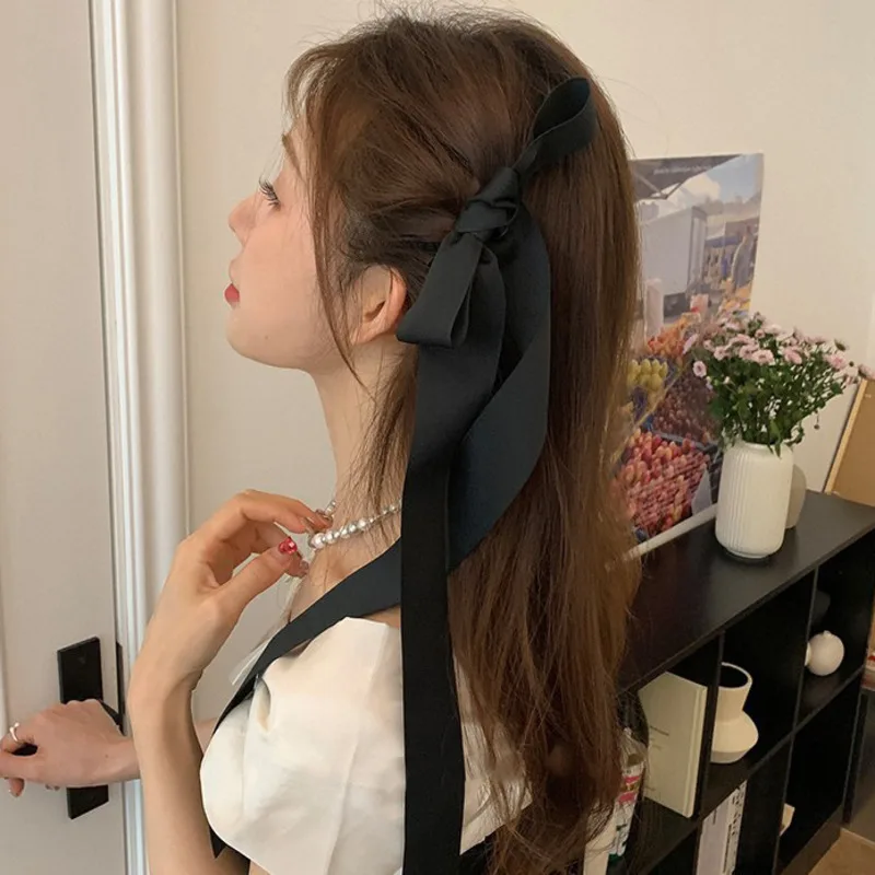 2023 neue Mode Stoff Band Haars pange Klemme süße Schleife Haarnadel Haars pangen für Frauen Mädchen Haarschmuck koreanischen Kopfschmuck Geschenk – Detail 15