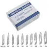20-100pcs Carbon Steel Surgical Blades for DIY Cutting Phone Repair Carving Animal Eyebrow Grooming Maintenance Scalpel Knife 1