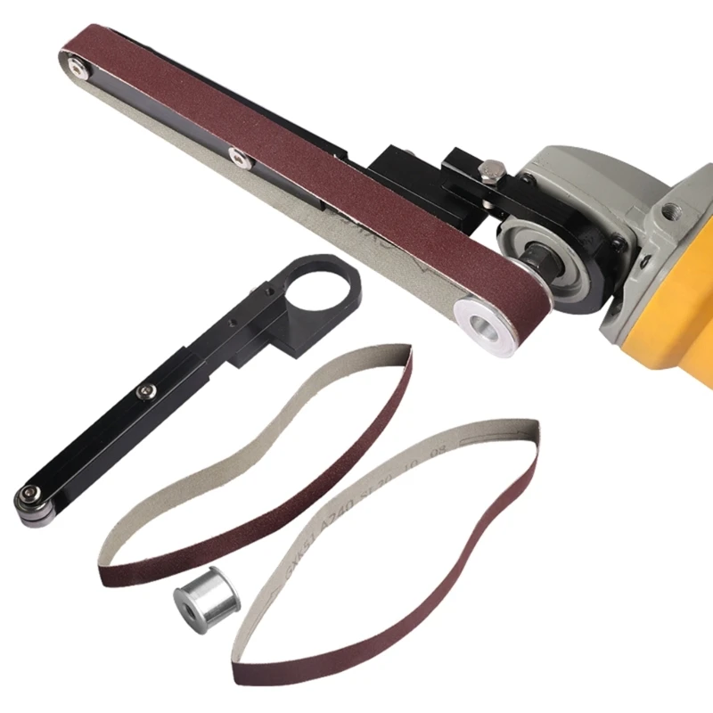 Electric Grinder to Belt Sander Sanding Adapter Pipe Belt Sander Modified Sand Machine for 100 125 Model