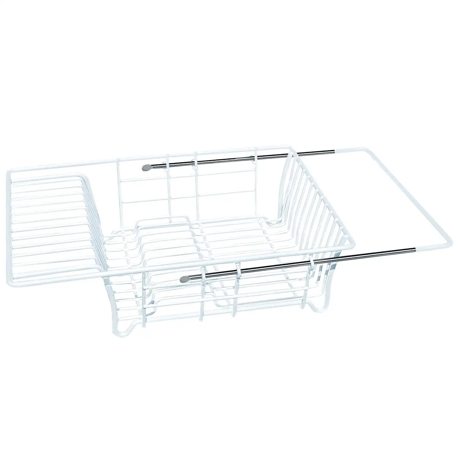 

Better Houseware 1423/W White Adjustable Over-the-Sink Dish Drainer