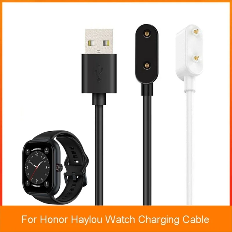 

Smartwatch Charging Cable Haylou Watch Charging Dock Station USB Wire Cord Portable Charging Base