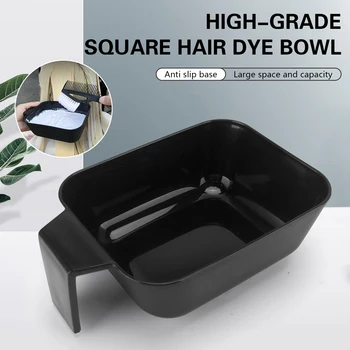 Ciotola per miscelazione dei colori dei capelli da salone Applicatore per tintura dei capelli Cannuccia di plastica Tazza per parrucchiere ad alta capacità Accessori per lo styling Strumenti