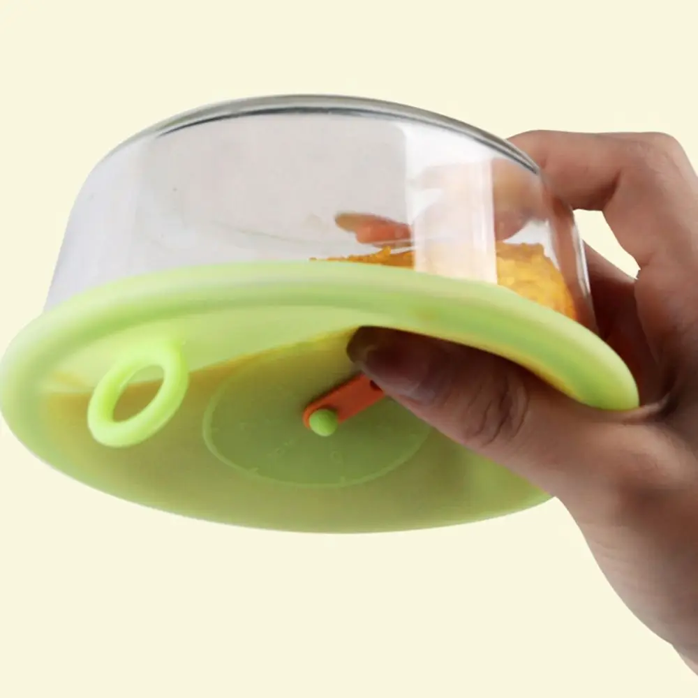 Stretchable Silicone Food Sealing Lid Time Recording Reusable Sealing Cover High-temperature Adjustable Silicone Caps Fruit