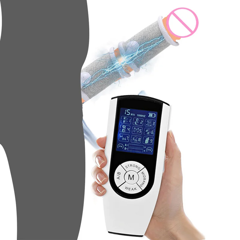 Electro Shock Therapy Conductive Elastic Penis Ring Electric Play Cock And Ball Stretcher E-stim Bdsm Toy Men Electro Stimulator electro sex toys electric sex toys