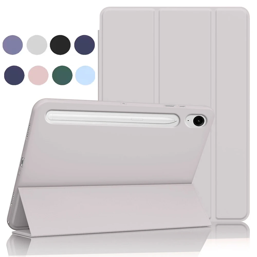 Slim Soft Case with Auto Wake/Sleep Function and Foldable Design in Soft TPU Material Cover