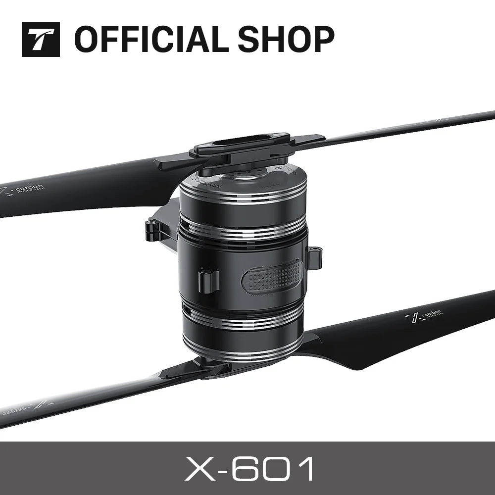 

T-motor Coaxial Drone Arm Set X-601 (Integrated Propulsion System) MN601-S KV170/KV320+ Alpha60A HV ESC, P20x6 Prop to Choose