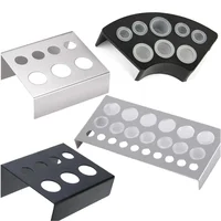 7/8/21 Holes Tattoo Ink Cup Holder Stand Tattoo Tool Pigment Black Container Makeup Accessories for Body Art Supplies 1
