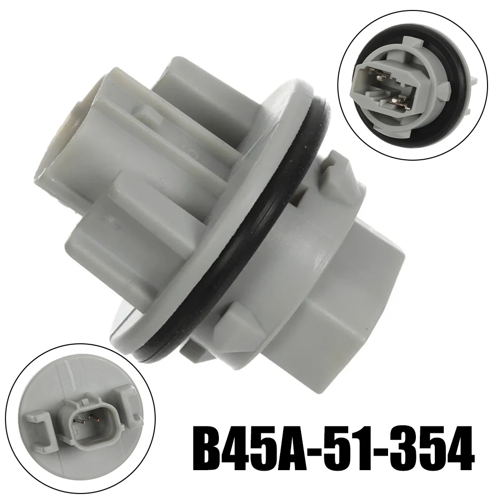 1x Turn Signal Light Socket Left Right Front Fits For Mazda 3 2014- #B45A-51-354 Gray Plastic Car Lamp Base Replacement Part