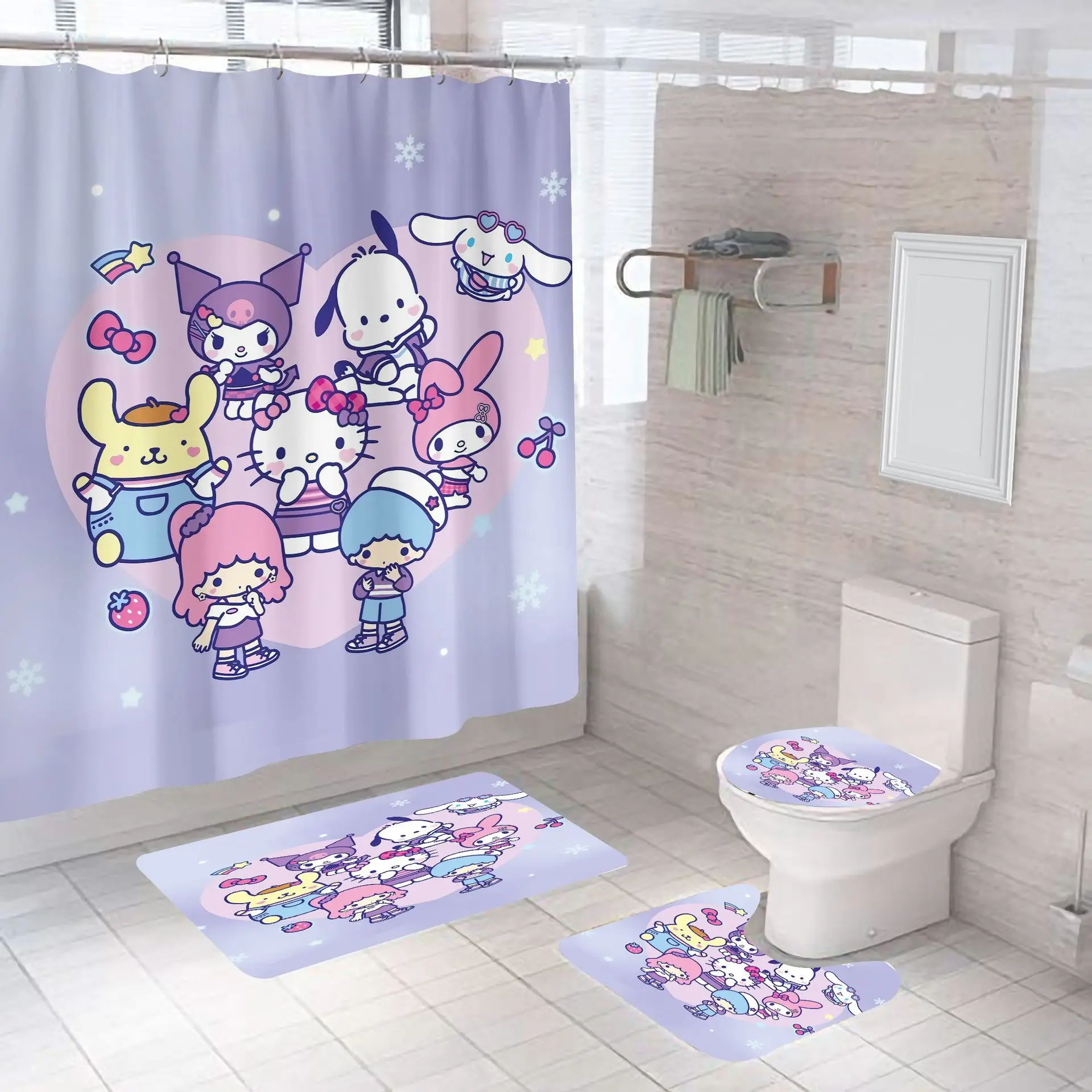 Hello Kitty Bathroom Tiles