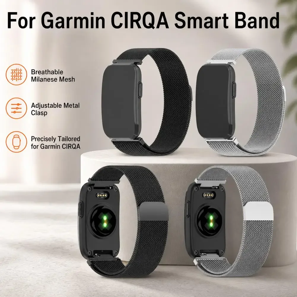 Milanese Loop Sports Fitness Tracker Wristband - Adjustable Strap