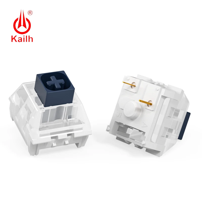 Фото Kailh Box Jade Navy клавиатура переключатель кличные Тактильные переключатели для DIY механическая клавиатура SMD MX 3Pin Switchs настроить геймерский ПК №2