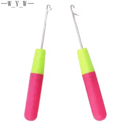 2Pcs Latch Hook Crochet Needle Dreadlocks Knitt Hair Crochet Needle Hook Hair Weaving dreadlocks Accessories