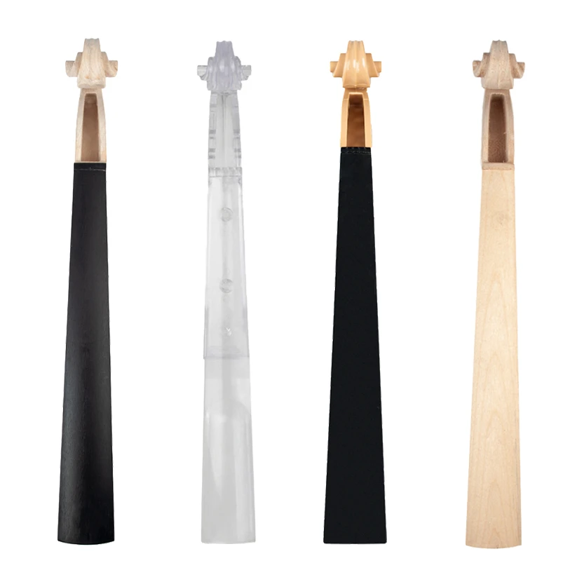 

LOOK 4/4 Violin Neck Maple/Crystal/Plastic Neck+ Ebony Fingerboard Diy Violin Parts Accessories Replacement