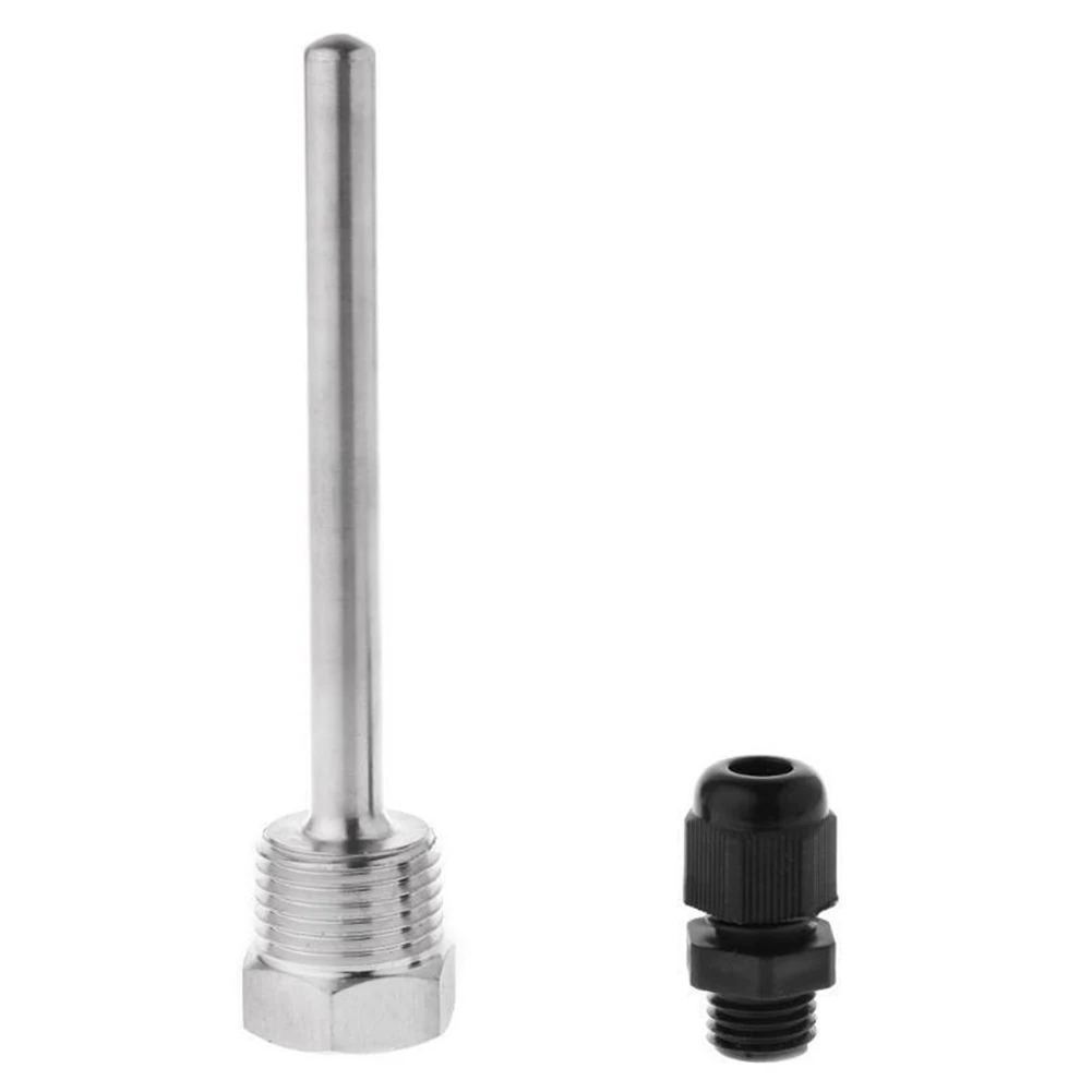 1 Stück 30–200 mm Schutzrohr für Tauchhülse, Taschentemperatursensor, Edelstahl, 1/2 BSP G-Gewinde für Temperatursensor – Detail 5