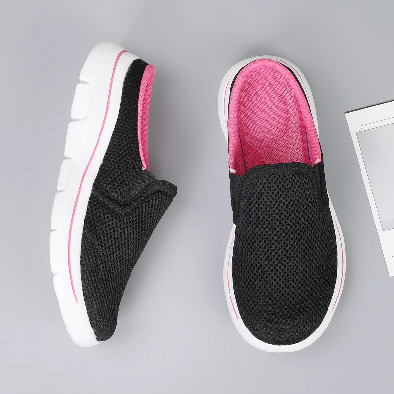 Große Größe 47 48 49 halbe Schuhe für Männer Frauen Unisex Hausschuhe Sommer lässig Mesh Slip on Schuhe Bestseller für Drops hipping – Detail 32