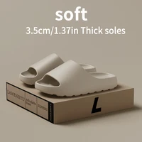 EVA – pantoufles antidérapantes pour hommes, pantoufles à fond épais, confortables, légères, pour l'intérieur et l'extérieur 4