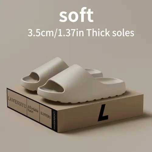 EVA Anti-Slip Men's Slippers Home Thick Bottom Slippers Comfortable Lightweight Indoor Outdoor House Slippers - Image 4
