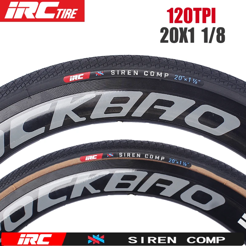 IRC SIREN COMP 20 inches BMX Bicycle Fold Tire 20x1 1/8 451Small Wheel Bike Tire 120TPI Retro bicycle tires