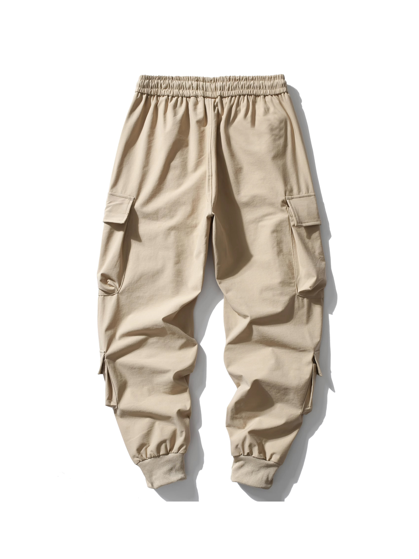 Khaki Grey Cargo Pants Men Cotton Militar Safari Multi-Pockets Denim Pants Men Street Casual Spring Autumn Trousers Joggers