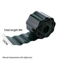 Eco - Friendly Corrugated Landscape and Garden Edging for Lawns and Flower Beds (15cm)