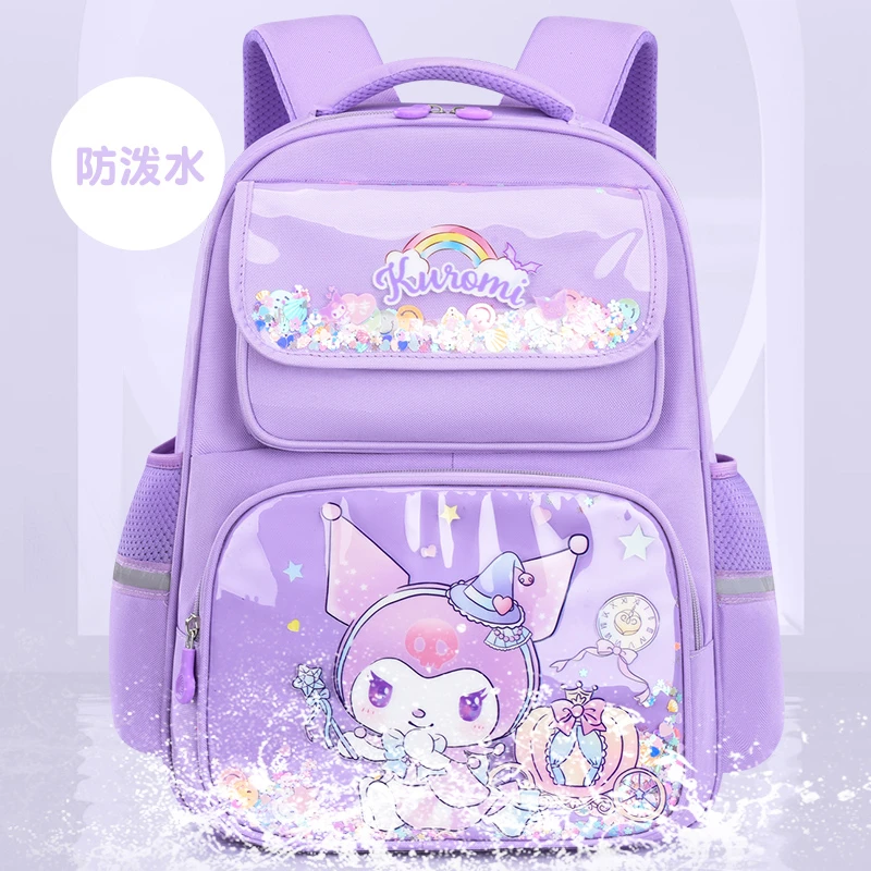 Children Backpack Sanrio New Melody Student Schoolbag Stain-Resistant Cute Cartoon Casual and Lightweight Shoulder Pad Backpack children backpack children bag students backpack shoulder backpack