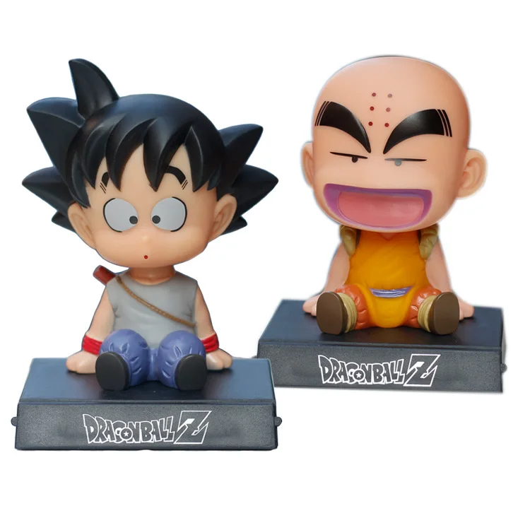 Dragon ball goku dos desenhos animados balançando cabeça figura telefone do  carro titular ornamentos decorações interiores de automóveis anime boneca  brinquedos acessórios - AliExpress