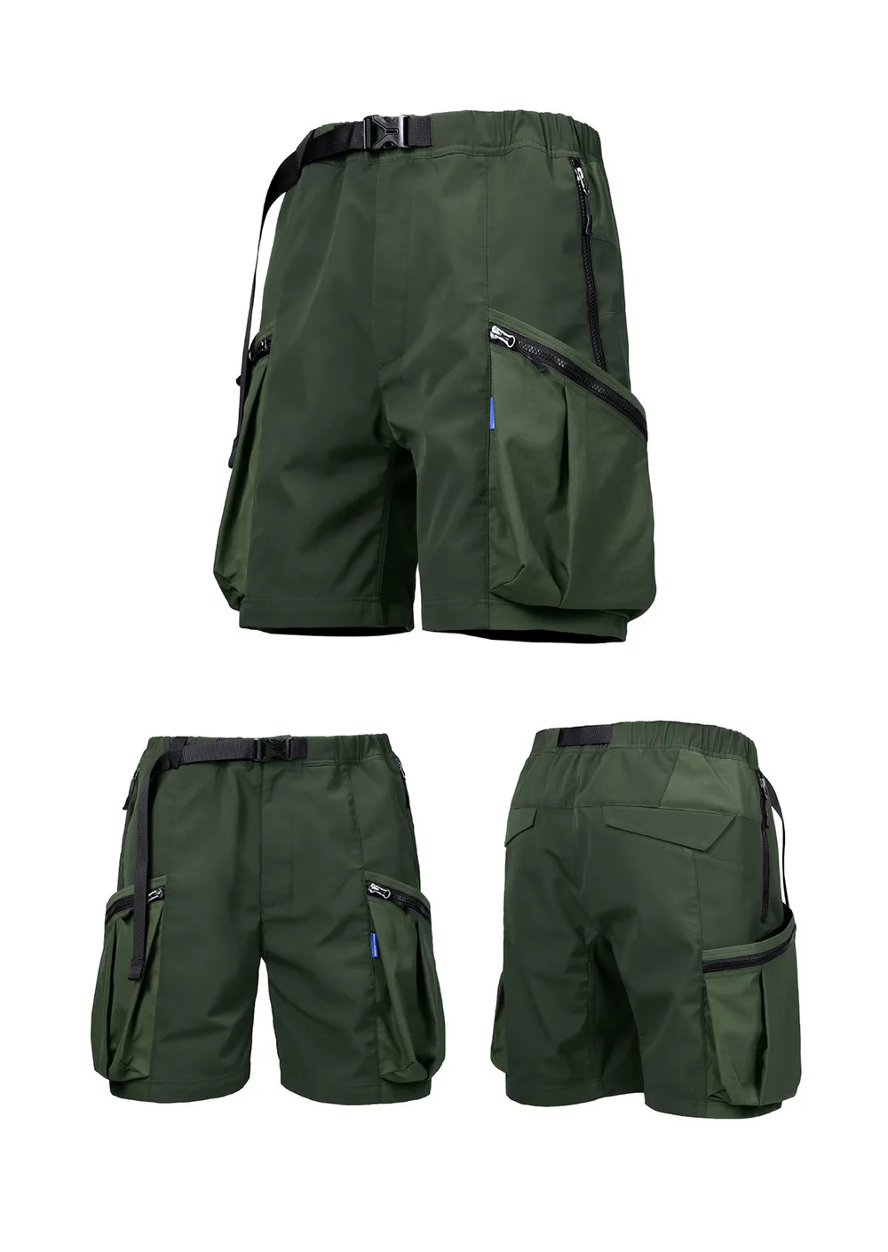 Reindee Lusion 23ss 208 2-in-1  detachable patchwork color block pants dwr coating multiple pockets techwear gorpcore warcore