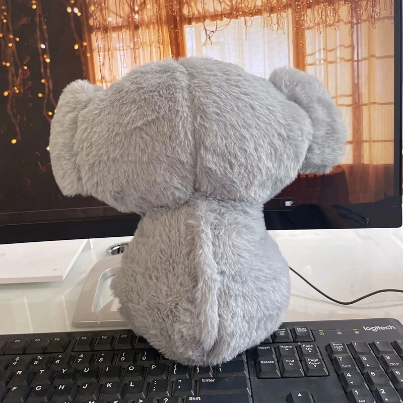 Plush Toy Baby Breathing Koala Otter Plush Doll Toy Kid Soothing Music Sleeping Companion Sound and Light