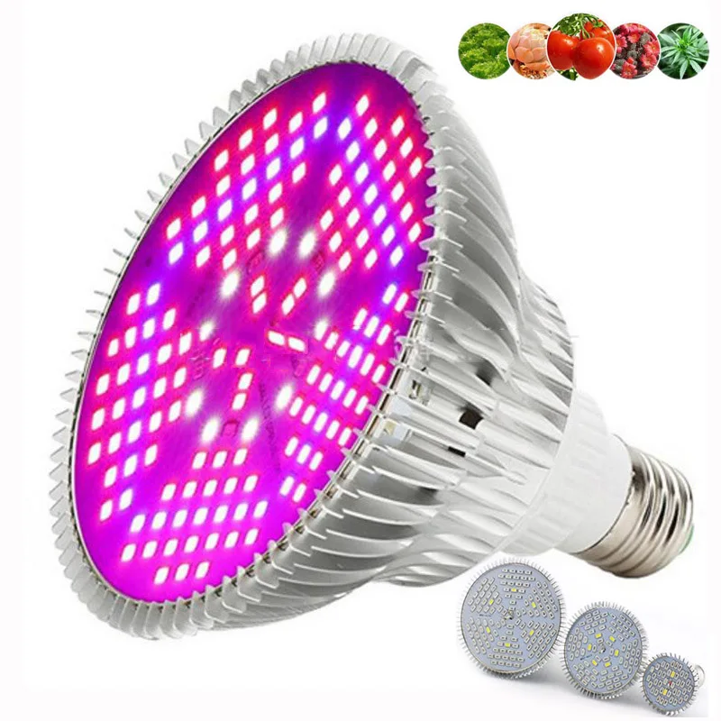 120 150 Led Plant Grow Light Hydro Phyto Lamp Bulb Indoor Flower Serra Lampada A Spettro Completo E27 Growbox Room K5