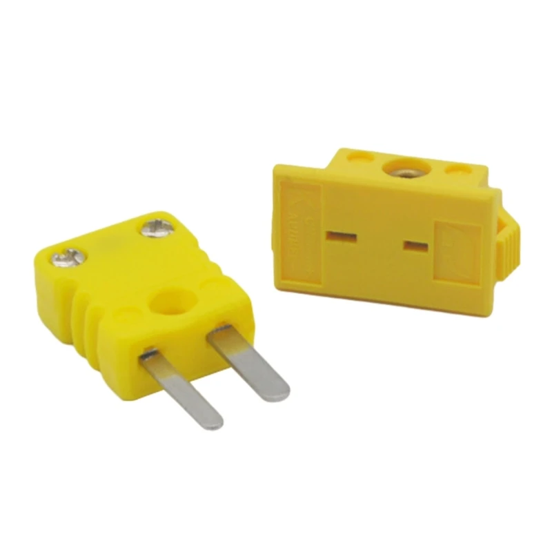 

Vacuum Cleaner Plug Plastic Thermocouple Miniature Socket Plug Adaptor Mini Thermometer K-Type P15F
