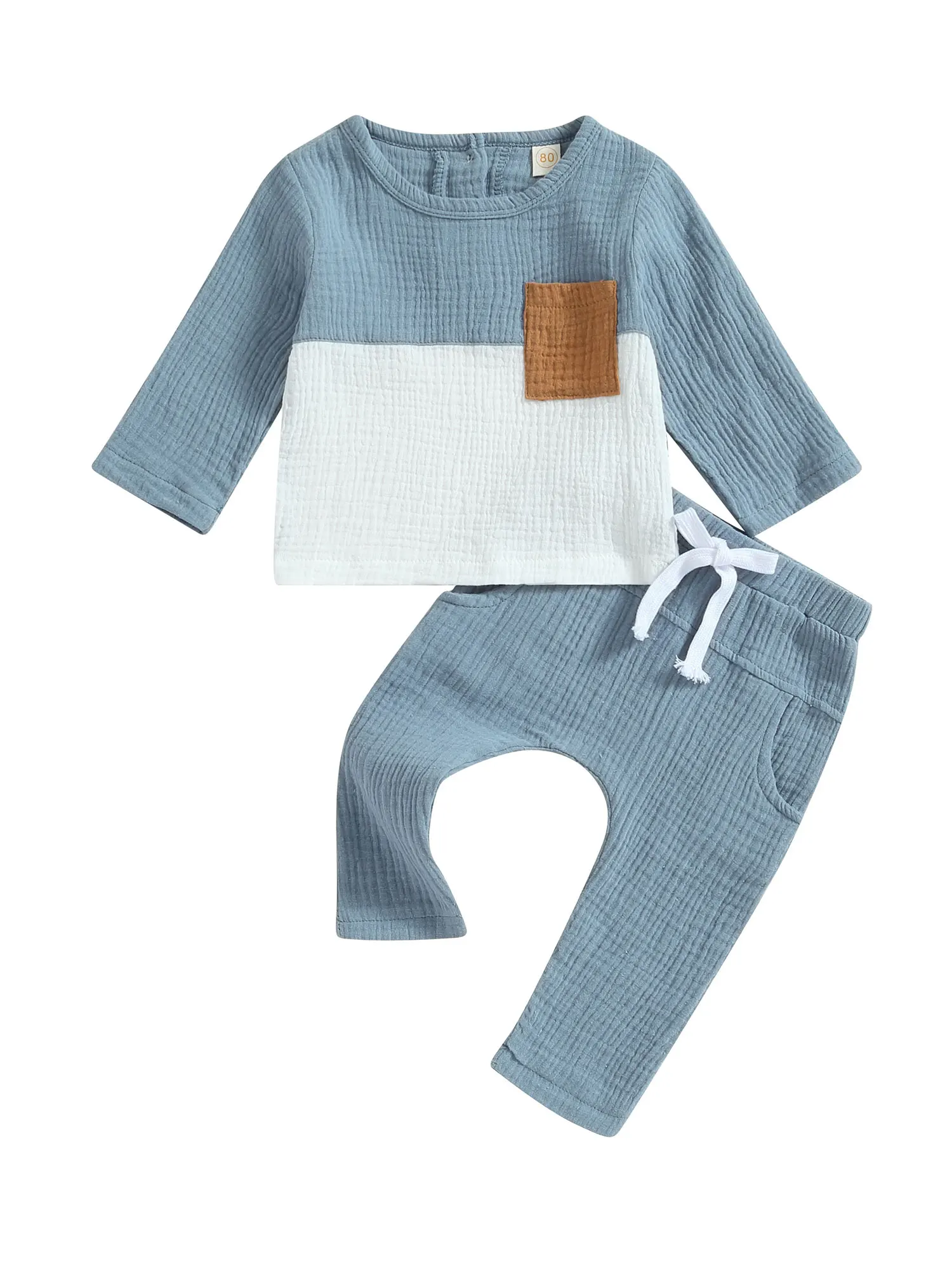 

Baby 2Pcs Winter Outfits Cozy Knit Sweater and Pants Set Toddler Clothes