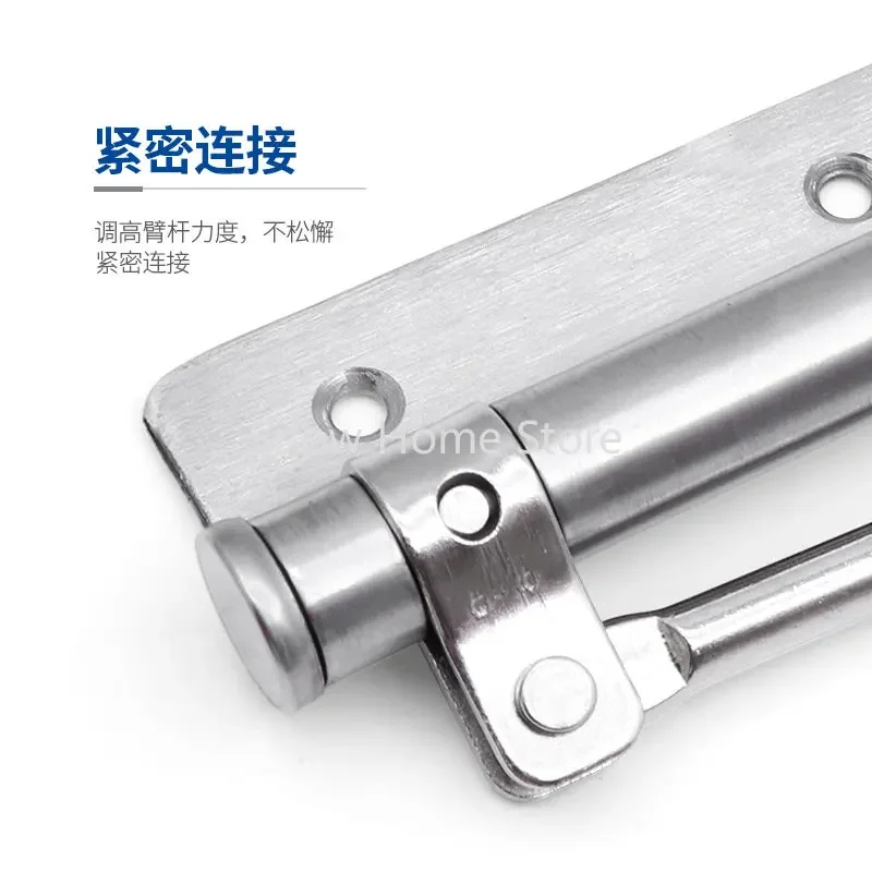 Simple Door Closer Invisible Light Automatic Stainless Steel Spring Fire Accessories