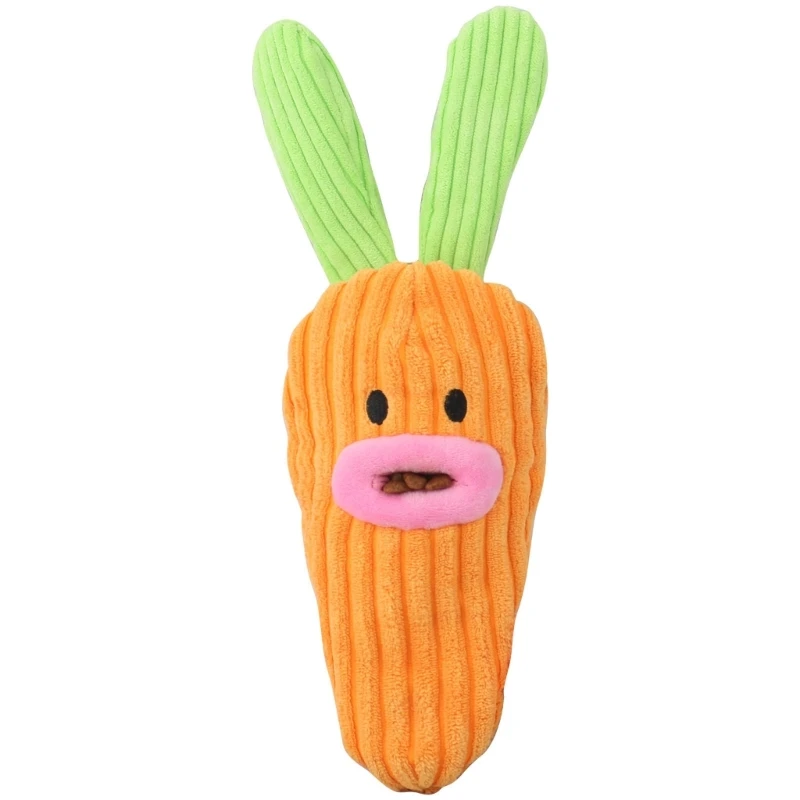 

Игрушка-собачка с мультяшным рисунком, плюшевая морковка, мягкая жевательная игрушка, забавная морковка + кролик
