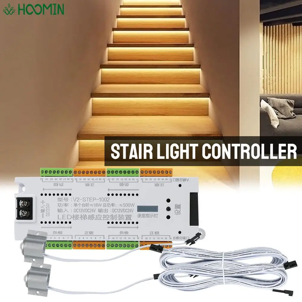 Trapverlichting sensorset met controller