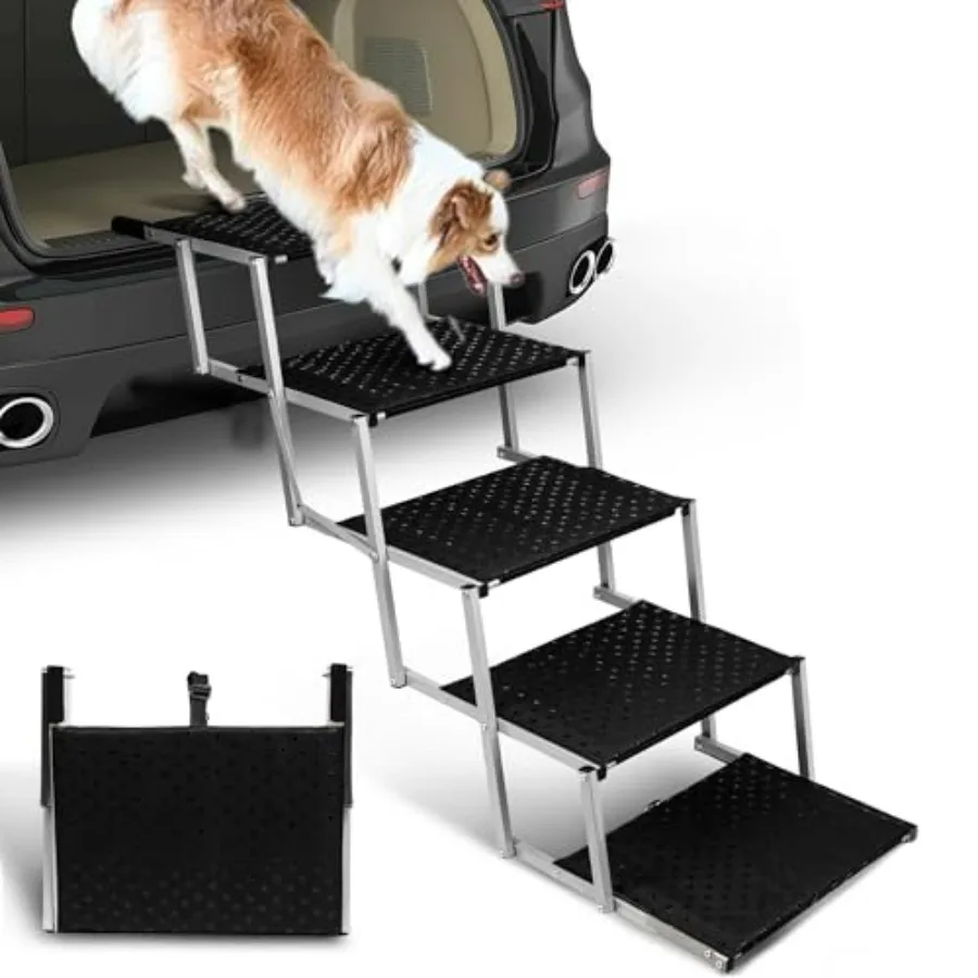 Lightweight Portable Folding Dog Stairs for Cars