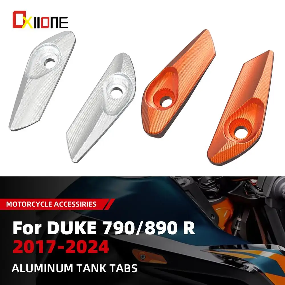 

New Motorcycle Accessories CNC Aluminium Fuel Tank Tabs Decorative Strip For DUKE 790 2017-2020 DUKE890 DUKE 890R 2021-2024 2023