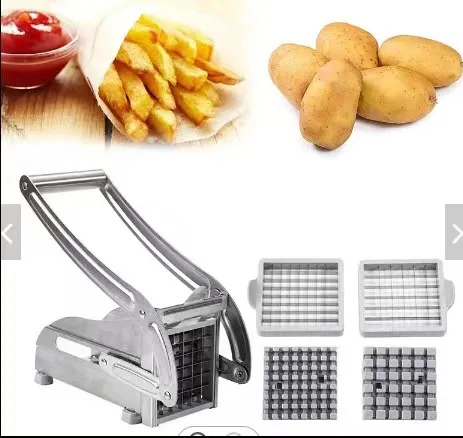 Potato Slicer Multi-functional Stainless Steel Cucumber Slicer Home Kitchen Vegetable French Fries Machine