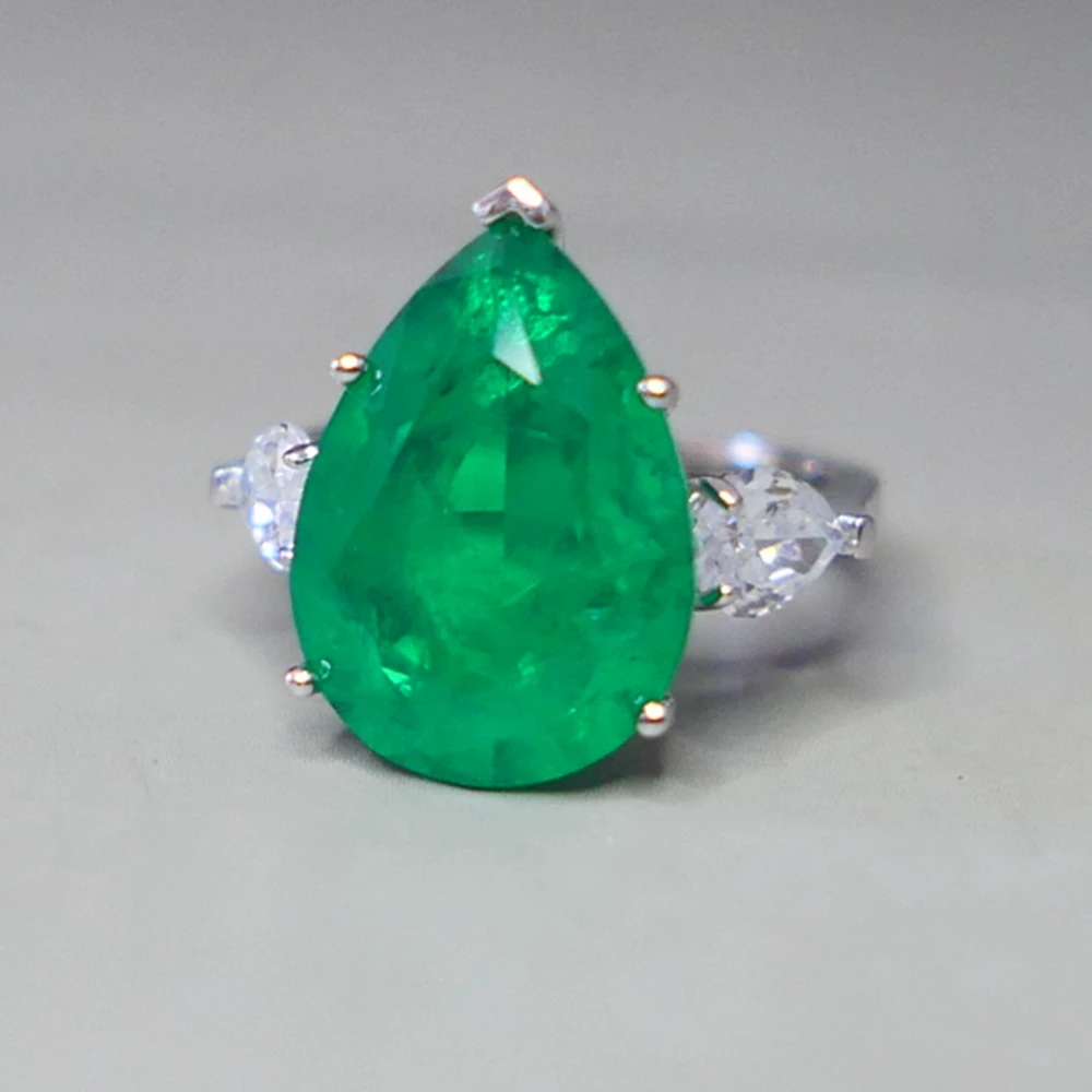 K14WG エメラルド 指輪 13号　emerald ring size 13 S5d3ce3cf15f04f25ac63c34f34b39