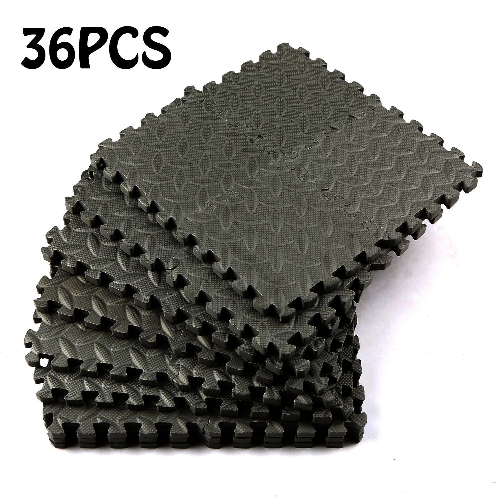 Sports Floor Mats Floor Mat EVA Cushion Floor Protective Anti-slip Waterproof Indoor Fitness Interlocking 36PCS 15CM*15CM