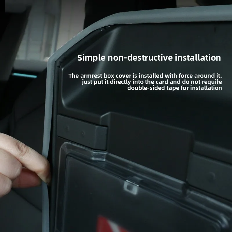 테슬라 뉴 모델 Y 주니퍼 2025 자동차 팔걸이 박스 센터 콘솔 보호대 쿠션 TPE 팔걸이 패드 커버 인테리어 액세서리