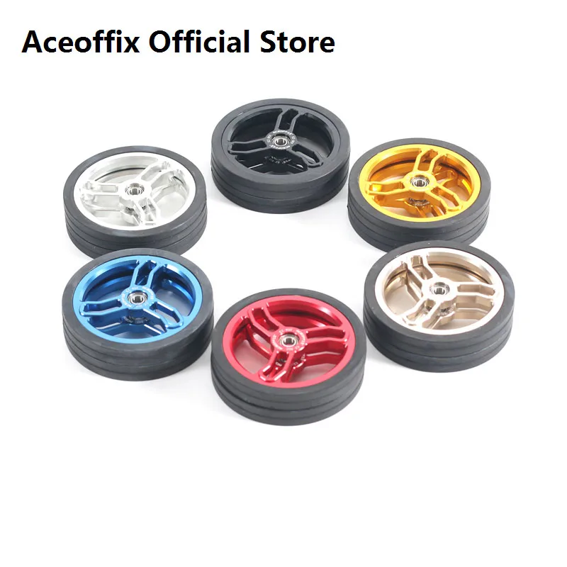 80mm Easy Wheel EZ-802 for Brompton Bike Accessories Aluminum Alloy carbon bike wheelset bike wheelset carbon wheelset