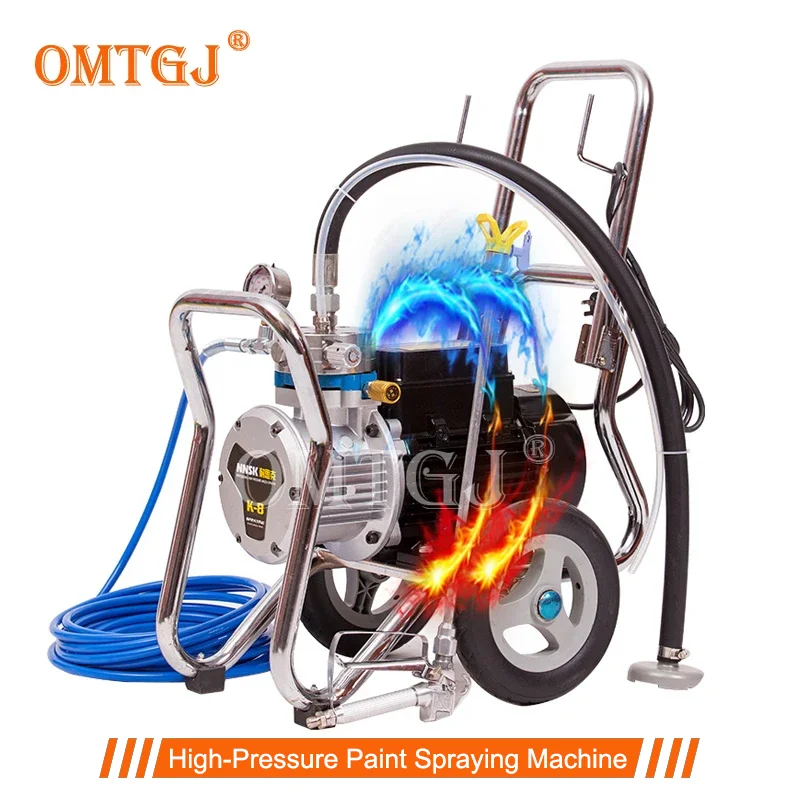 Machine De Pulvérisation Peinture Électrique À Haute Pression, Pulvérisateur Sans Air, Outil Multifonctionnel 5200W, Équipement Bricolage