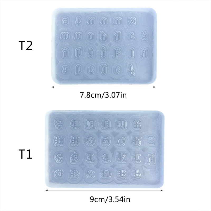 Estilo gótico alfabeto cristal epóxi molde letra maiúscula molde goth artesanal pingente molde criativo-joias fazendo molde