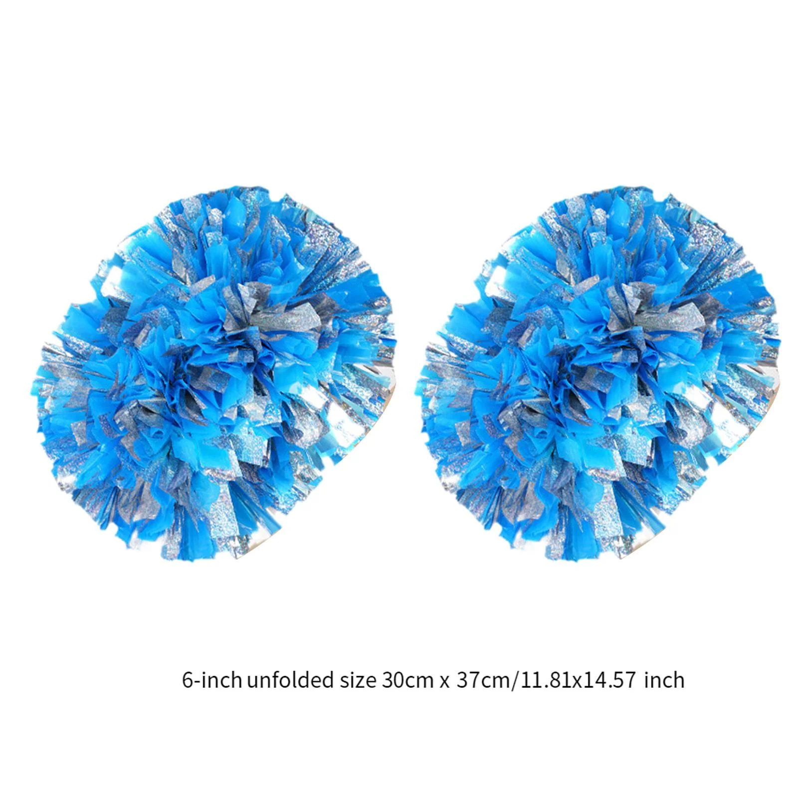 2x Cheerleading Pom Poms Cheering Squad pompoms for Dance Sports Competition