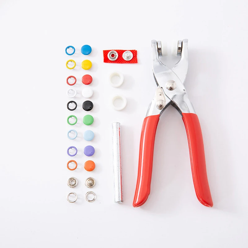 50pcs Prong Buttons Set Plier Tool Metal Snap Button Thickened Fastener Kit DIY Craft Supplies For Installing Clothes Bag Sewing 2