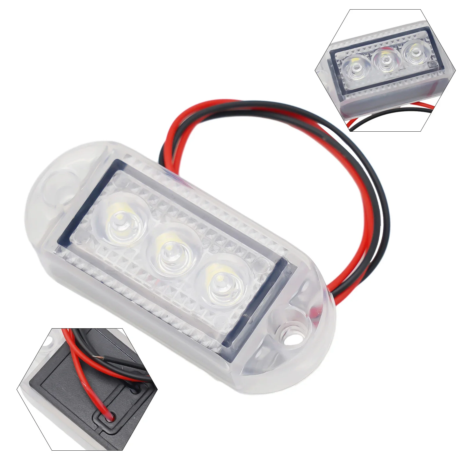 

Energy Efficient LED Clearance Light Side Marker Truck Trailer Lorry Lamp Red White 12V 24V For Lower Power Consumption