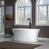 59" Acrylic Bathtub with Non-Slip Design High Gloss White Finish and 53 Gallon Capacity 4
