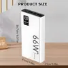 66W Super Fast Charging Portable Power Bank 20000mAh Dual USB PD20W External Battery Charger Powerbank for iPhone Xiaomi Huawei 6
